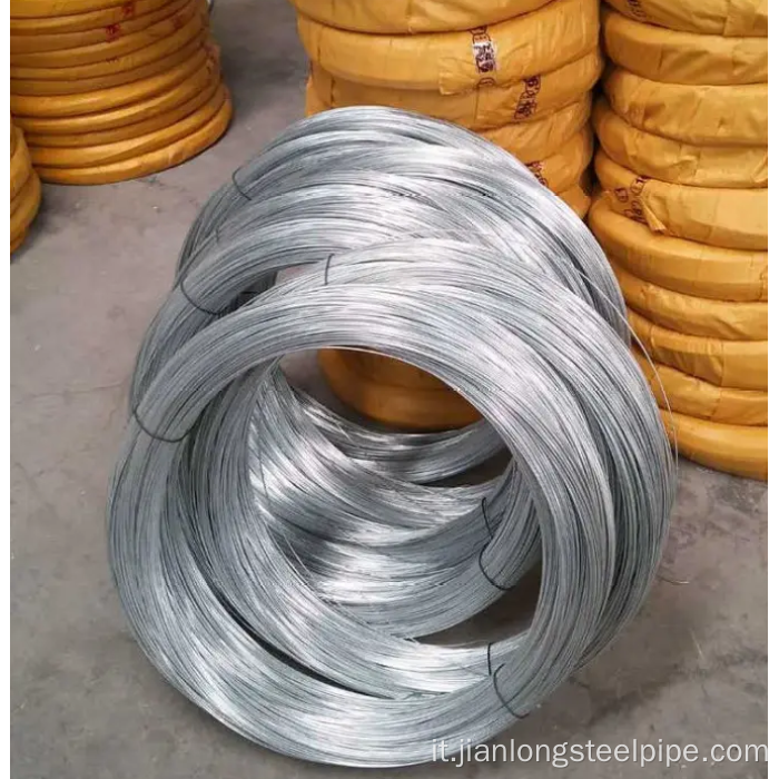 Filo in acciaio in galvanizzato da 1,0 mm per rilegatura